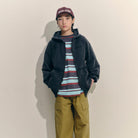 Zipped Hoodie in Phantom by Main Story