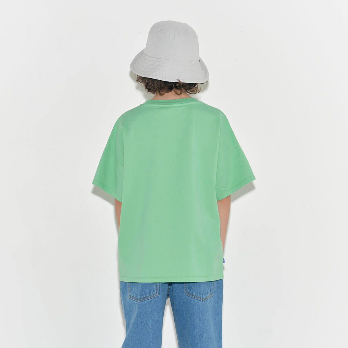 Main Story Oversized Tee in Jade – Junior Edition