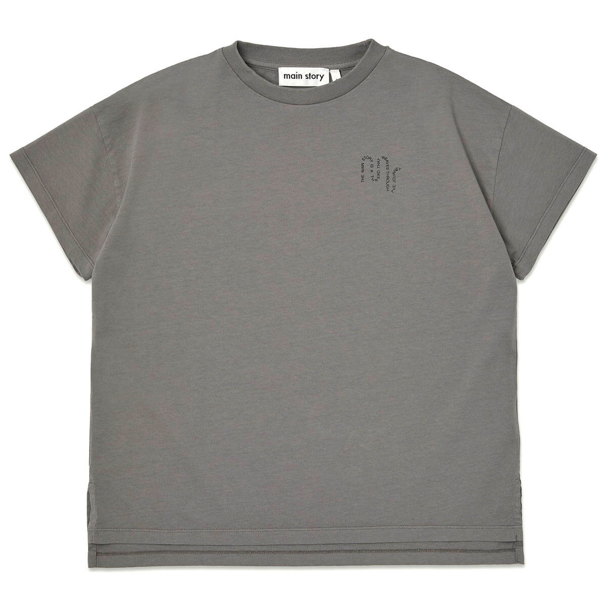 【main story】Oversized Tee Main Story Oversized Tee in Plum Kitten – Junior Edition
