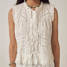 Camila Top in Full Moon by Maison Hotel
