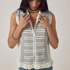 Irina Blouse in Lapis Lazuli by Maison Hotel