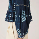 Sora Blouse in Ocean Ink by Maison Hotel