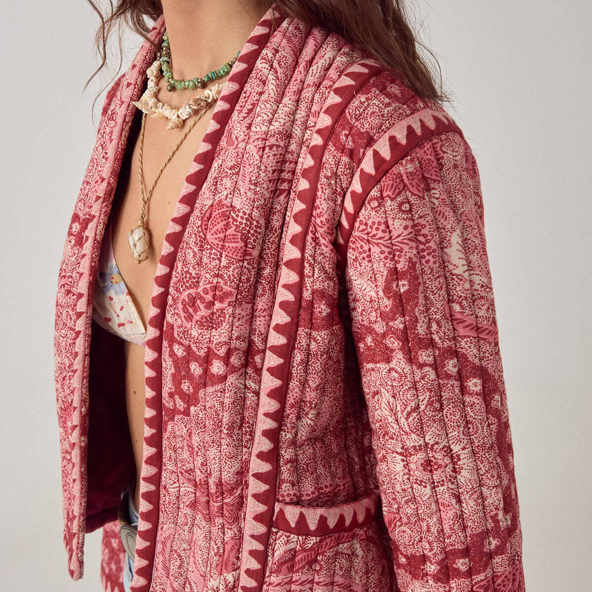 Sujata Jacket in Volcano by Maison Hotel
