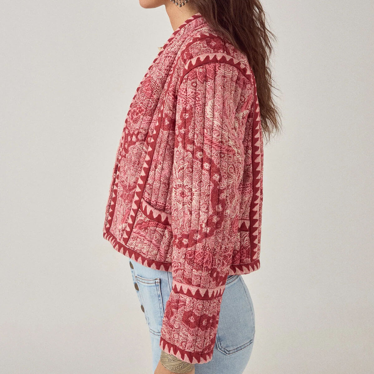 Sujata Jacket in Volcano by Maison Hotel