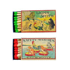 Whimsical Tales Retro Matches by Match Design Factory Lions Speech Rowing Animals