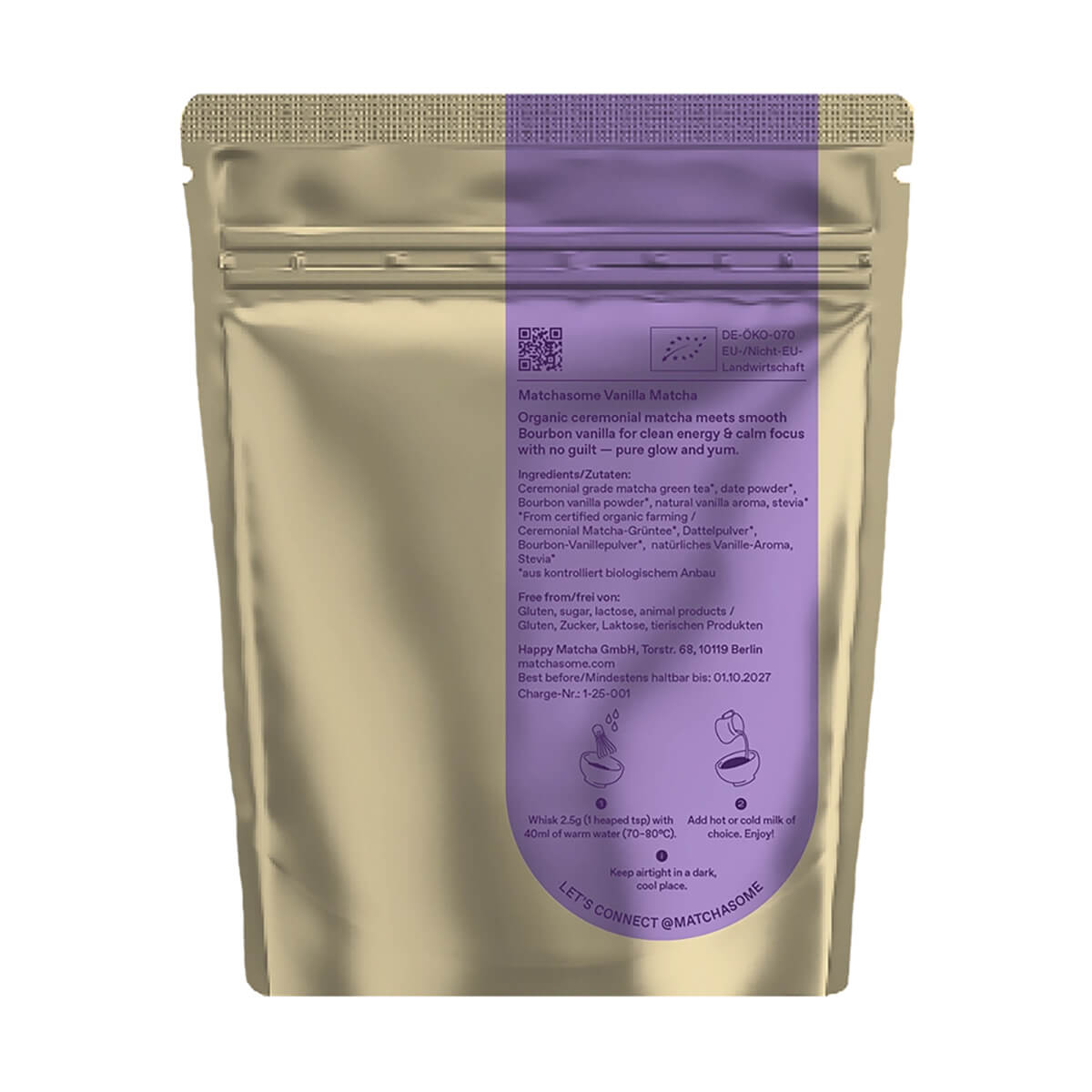 Organic Ceremonial Vanilla Matcha by Matchasome