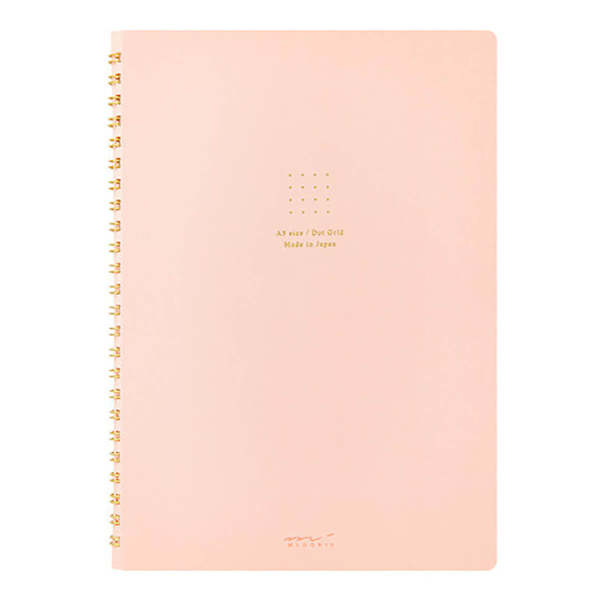 Ring Colour A5 Dot Grid Notebook in Pink by Midori
