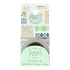 Antique Yuru Log Roll Stickers by Midori
