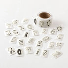 Numbers Yuru Log Roll Stickers by Midori