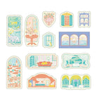 Window Views Yuru Log Roll Stickers by Midori