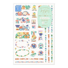 Coffee Shop Yuru Log Stickers by Midori