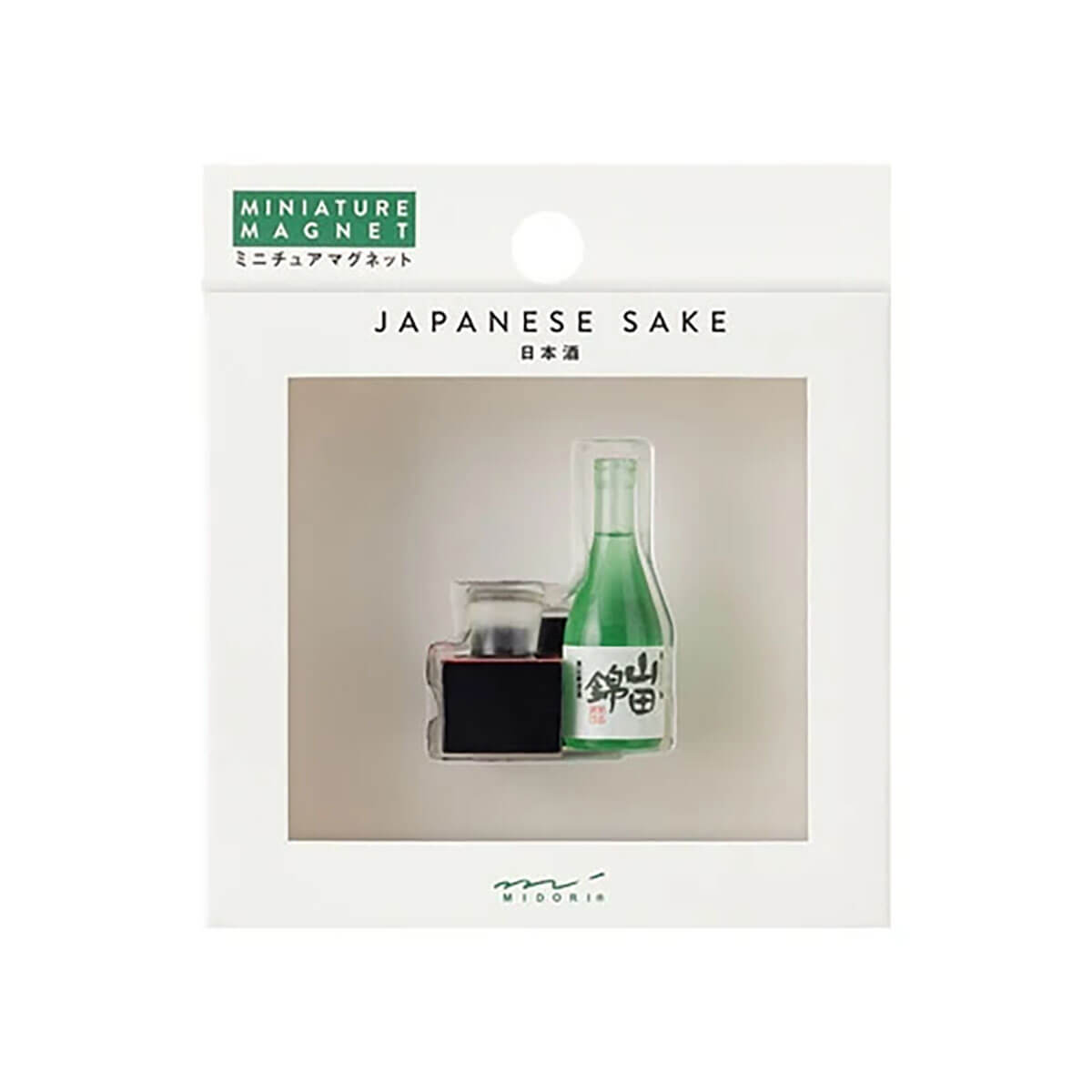 Japanese Sake Miniature Magnet by Midori