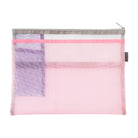 Pen & Tool Mesh Pouch in Pink (B5) by Midori