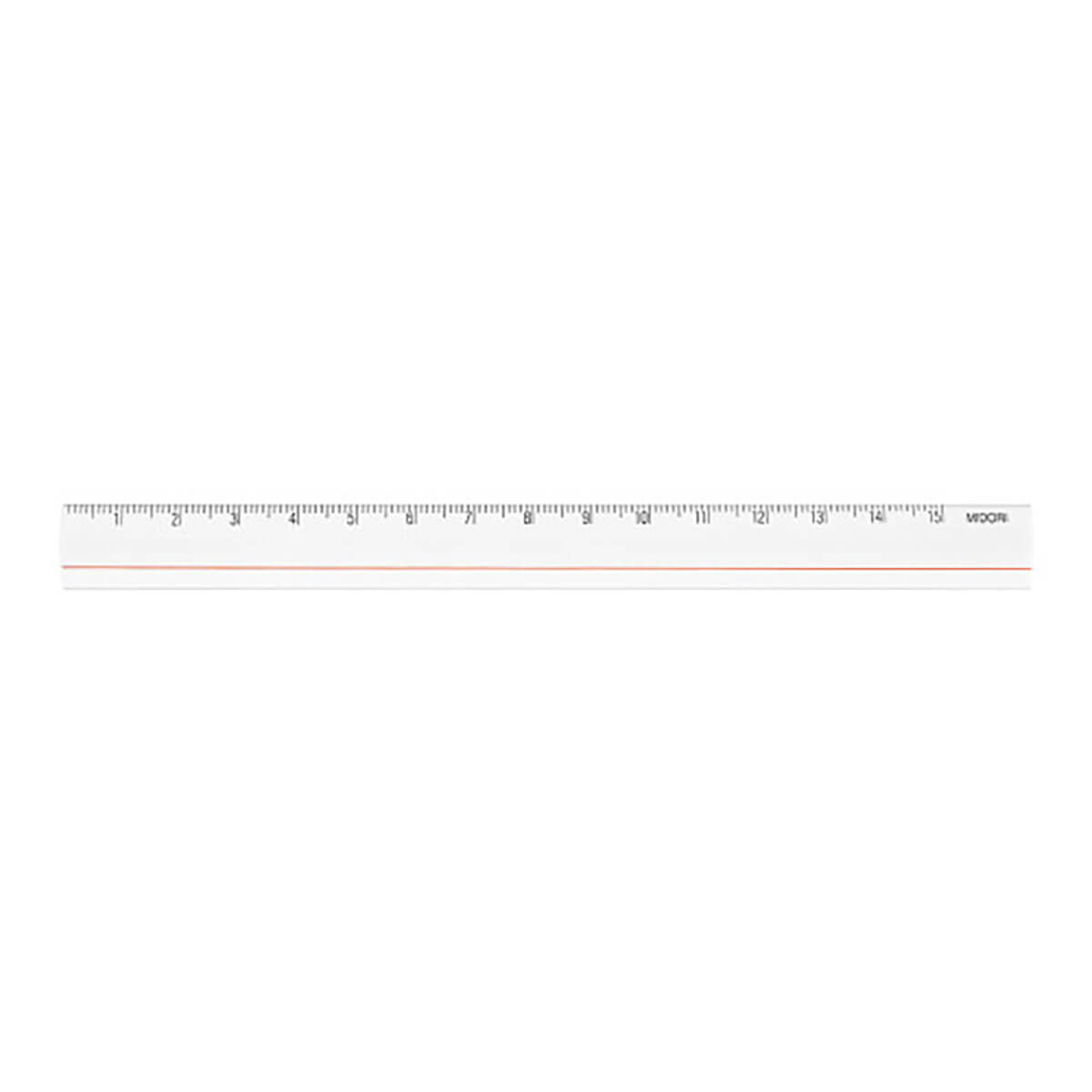 Lens Ruler (15cm) in Clear by Midori