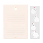 Rabbit Letter Set with Stickers 397 by Midori