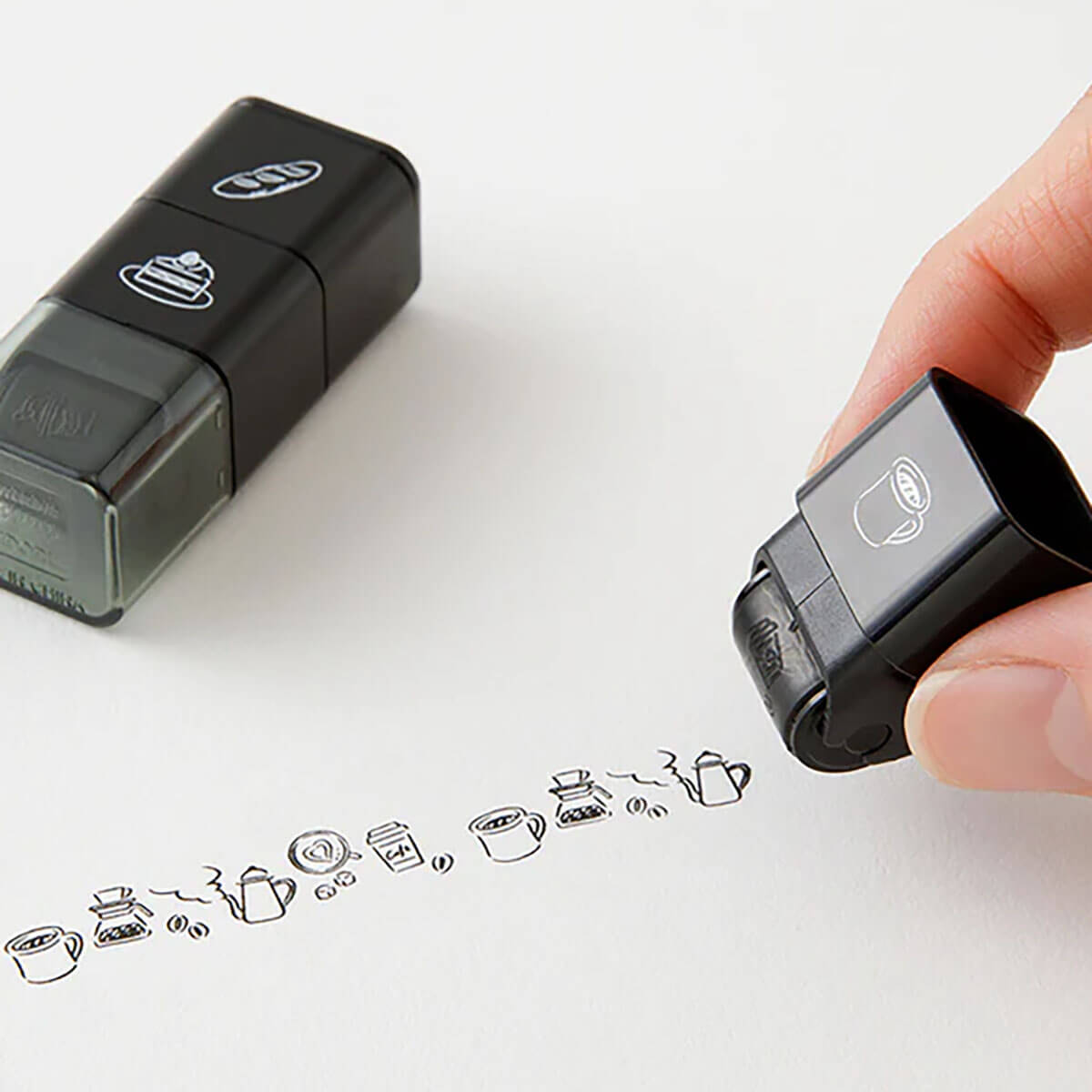 Café Paintable Stamp Roller by Midori