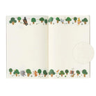 Forest Animal Yuru Log B6 Notebook by Midori