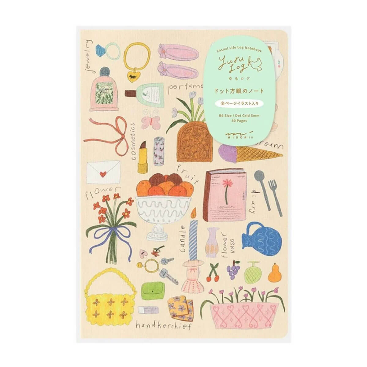 My Life Yuru Log B6 Notebook by Midori