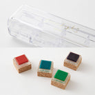 Geometry Yuru Log Pre-Inked Stamp Set by Midori