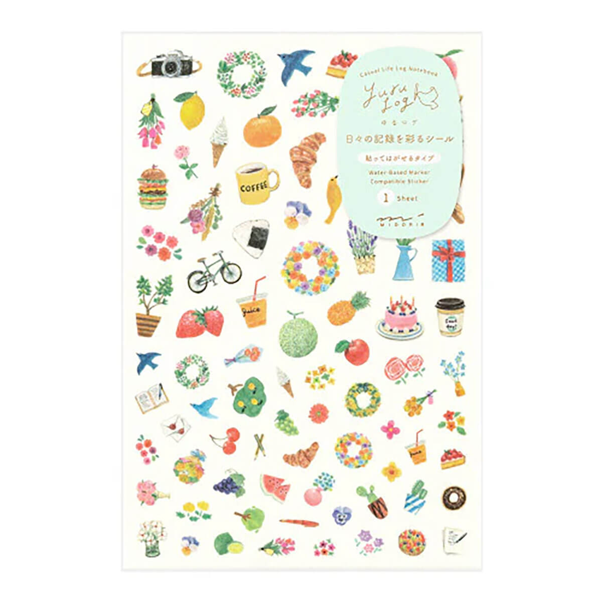 Motif Yuru Log Stickers by Midori
