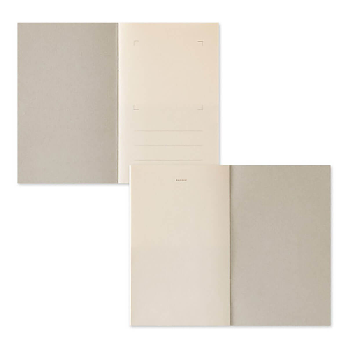 Sticker Book with Pocket in Grey by Midori