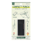 Compact Hole Punch in Black (XS) by Midori