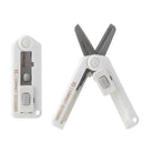 Compact Serrated Scissors in White (XS) by Midori