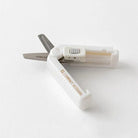 Compact Serrated Scissors in White (XS) by Midori