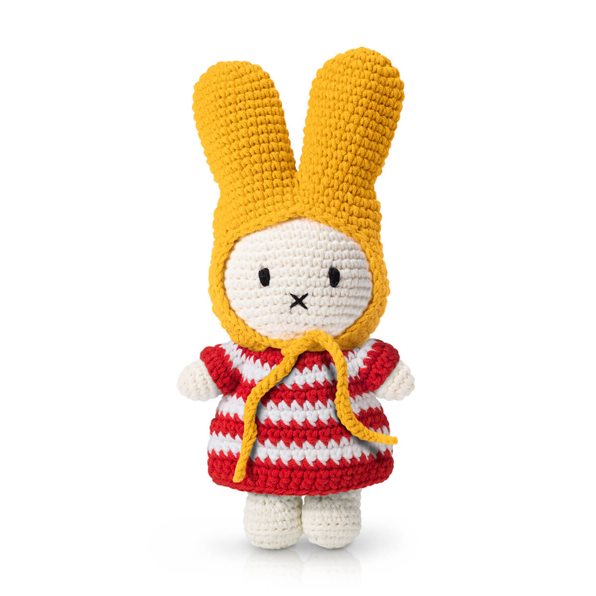 Miffy In Her Blue Striped Dress And Flower Bag by Miffy Handmade main image 0