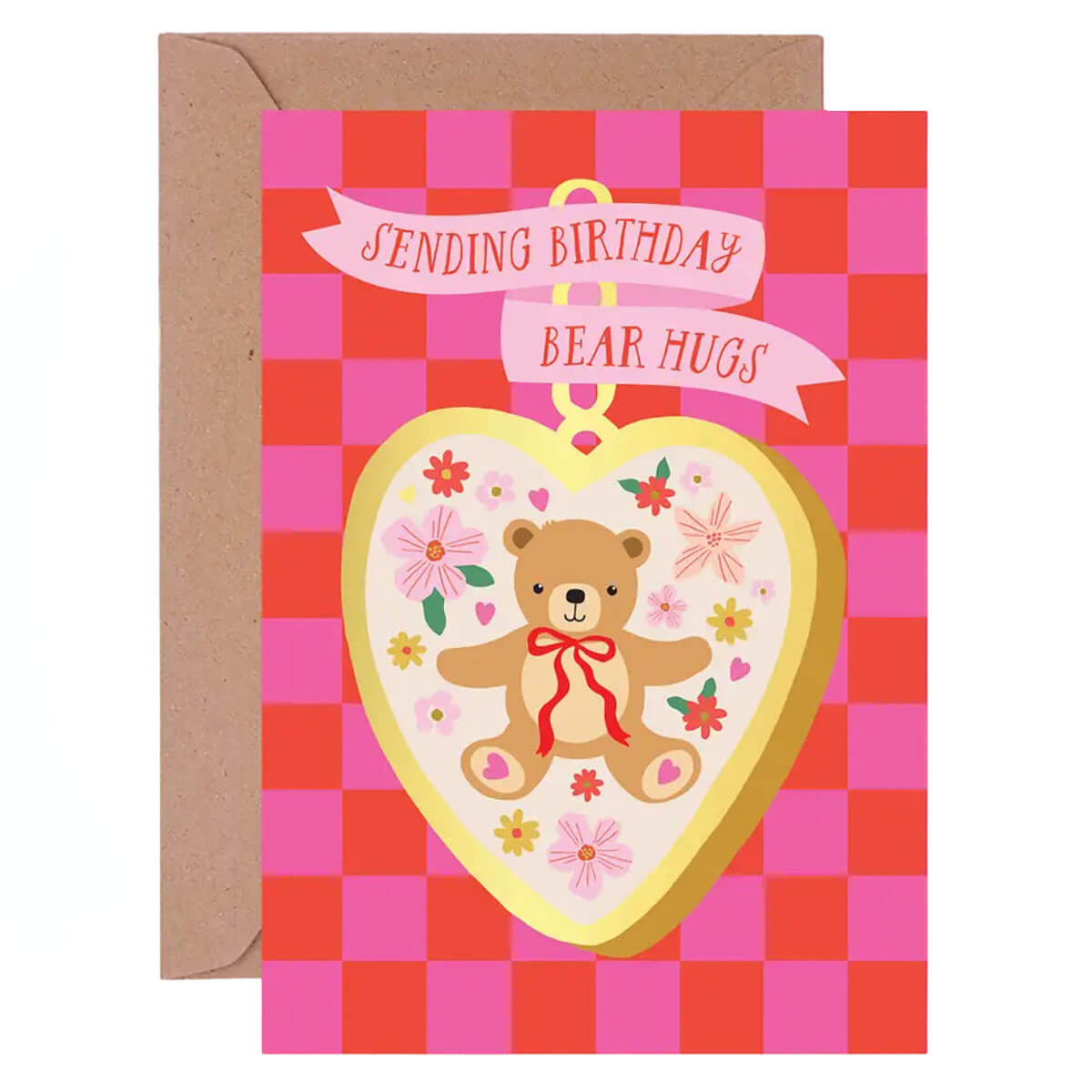 Teddy Bear Trinket Birthday Greetings Card by Mifkins