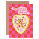 Teddy Bear Trinket Birthday Greetings Card by Mifkins