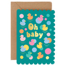 Oh Baby Rubber Duck Greetings Card by Mifkins