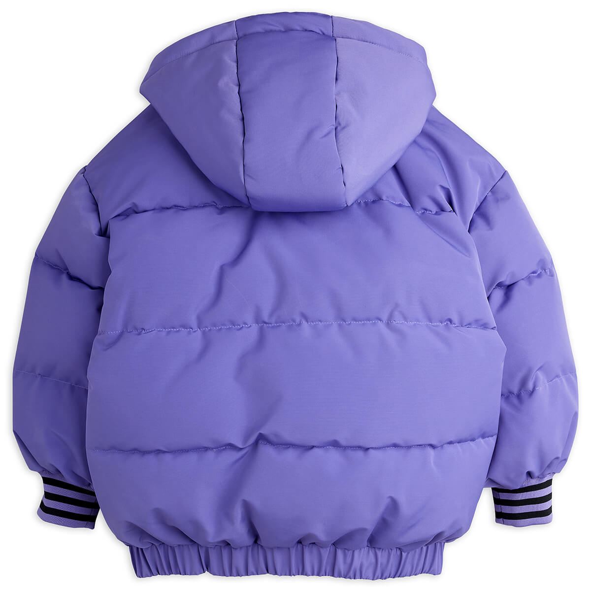 Ritzratz Patch Hooded Puffer Jacket in Purple by Mini Rodini