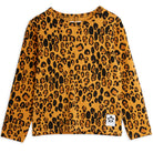 Basic Leopard Long Sleeve Tee by Mini Rodini