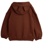 Cat Ears Hoodie in Brown by Mini Rodini