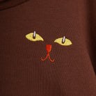 Cat Ears Hoodie in Brown by Mini Rodini