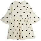 Dots Dog Dress in Off White by Mini Rodini