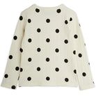 Dots Dog Long Sleeve T Shirt in Off White by Mini Rodini