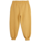 Elephant Shrew Embroidered Sweatpants in Beige by Mini Rodini