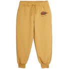 Elephant Shrew Embroidered Sweatpants in Beige by Mini Rodini