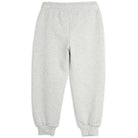 Elephant Shrew Embroidered Sweatpants in Grey Melange by Mini Rodini