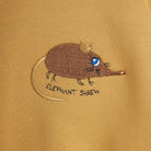 Elephant Shrew Embroidered Sweatshirt in Beige by Mini Rodini