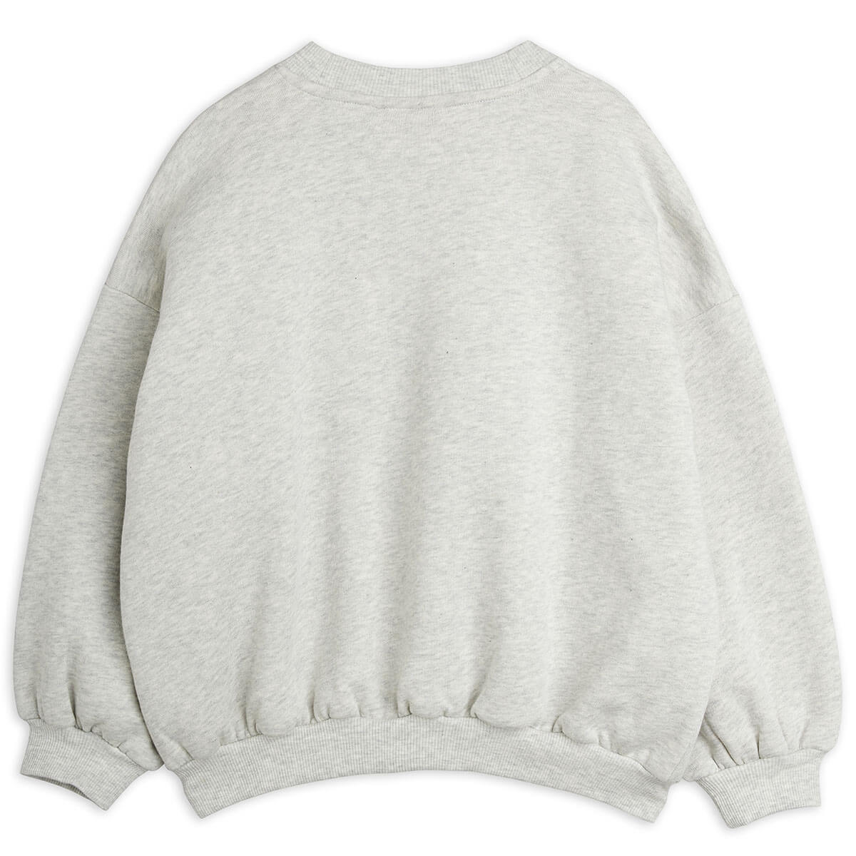 Elephant Shrew Embroidered Sweatshirt in Grey Melange by Mini Rodini