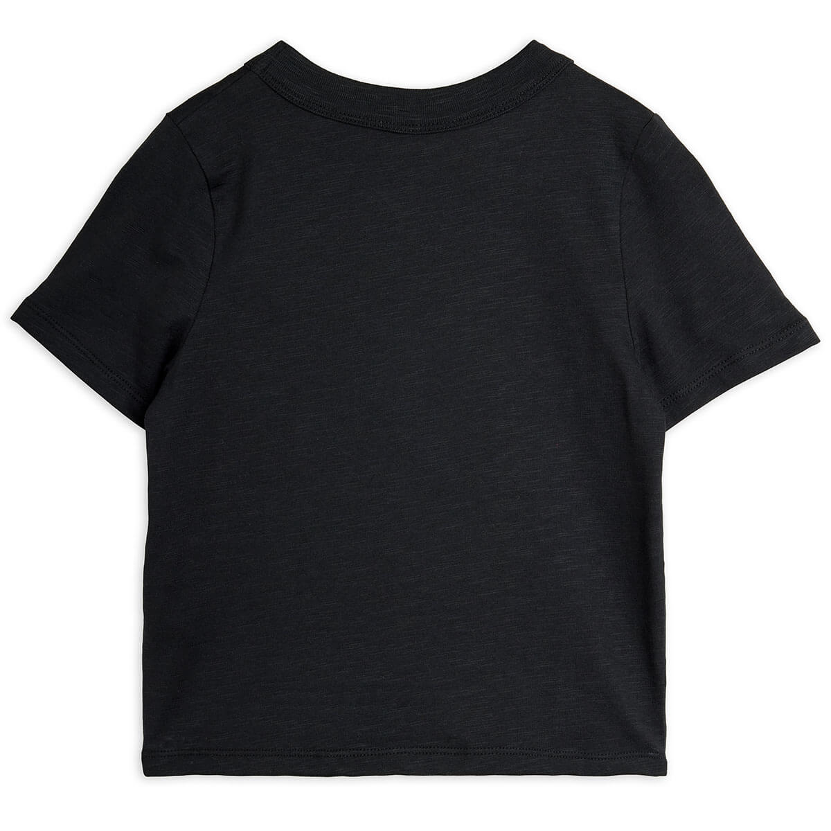 Elephant Shrew Embroidered Tee in Black by Mini Rodini