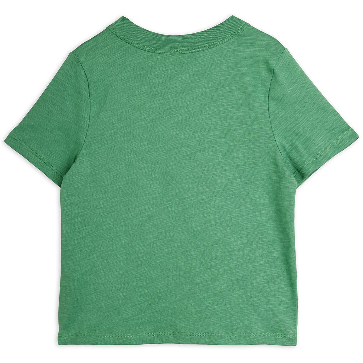 Elephant Shrew Embroidered Tee in Green by Mini Rodini