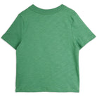 Elephant Shrew Embroidered Tee in Green by Mini Rodini