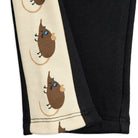 Elephant Shrew Panel Sweatpants in Black by Mini Rodini