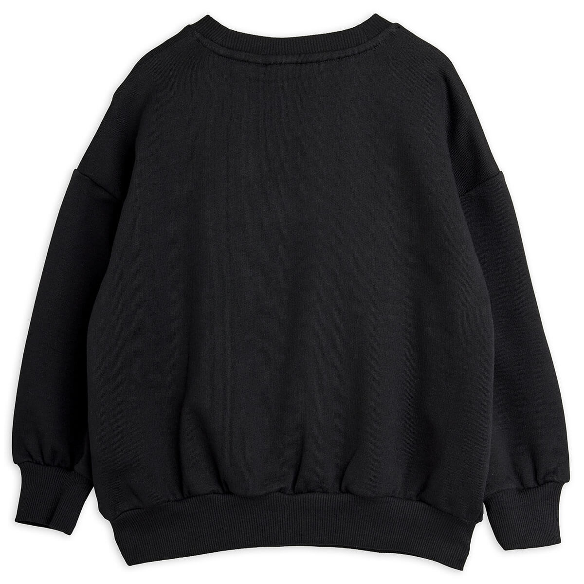 Elephant Shrew Panel Sweatshirt in Black by Mini Rodini