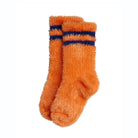 Stripe Fluffy Socks in Orange by Mini Rodini