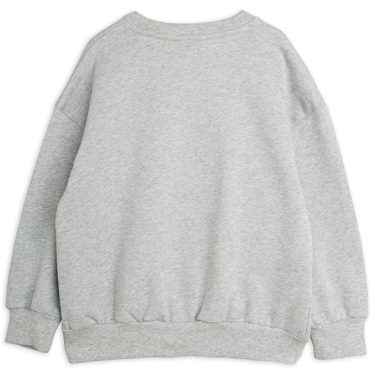 Heart Appliqué Sweatshirt in Grey Melange by Mini Rodini